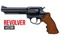 Big Revolver. Black gun metal