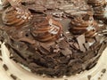 Big Rich Chocolate Fudge Cake Close up