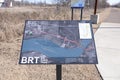 Big River Trail Map, West Memphis, Arkansas