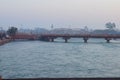 Big River view, ganga river view, big bridge on ganga river, ganga river full view, ganga river haridwar india