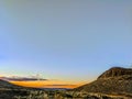 Big rock desert sunsets