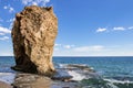 Big rock observing the sea