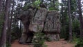 Big rock shape in Table Mountains