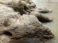 big rocks of the aesesa river