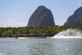 Big rocks in the water at Phang-Nga