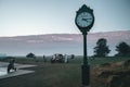 Big Rolex clock on Bandon Dunes Sheep Ranch golf course