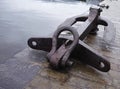 big rusty anchor Royalty Free Stock Photo