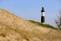 Big Sable Point Lighthouse in dunes, built in 1867