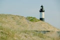 Big Sable Point Lighthouse in dunes, built in 1867