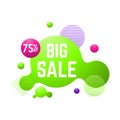 Big Sale Banner Template. Sale Banner Design Royalty Free Stock Photo