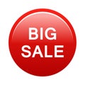 Big sale button Royalty Free Stock Photo