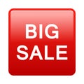 Big sale button Royalty Free Stock Photo