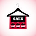 Big Sale creative label on white background.