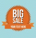Big sale design Royalty Free Stock Photo
