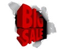 Big sale discount advertisement Royalty Free Stock Photo