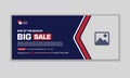 Big sale Facebook cover page design