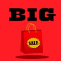 Big sale. Mega sale. sell-out.discounts. Royalty Free Stock Photo