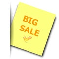 Big sale note