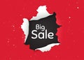 Big Sale. Special offer price sign. Vector Royalty Free Stock Photo