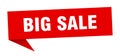 big sale speech bubble.