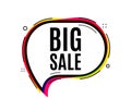 Big Sale. Special offer price sign. Vector Royalty Free Stock Photo