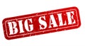 big sale stamp concept illustration Royalty Free Stock Photo