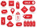 Big sale, sticker and banners, promotion