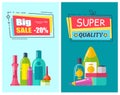 Big Sale and Super Quality Vector Illustration Royalty Free Stock Photo