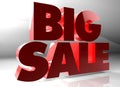 Big Sale text Royalty Free Stock Photo