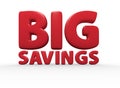 Big Savings Royalty Free Stock Photo