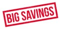 Big Savings rubber stamp Royalty Free Stock Photo