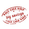 Big savings Royalty Free Stock Photo