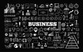 Business Icons set Royalty Free Stock Photo