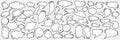 Big set of dialog boxes, different options are hand drawn. Collection of speech bubbles for conversation, dialogue