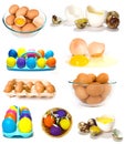 Big set of eggs Royalty Free Stock Photo