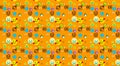 Emojis Pattern with background. Big emoji set of emoticon icons. Vector emoticon set. Cartoon emoji set.