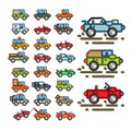 Flat cars for game application