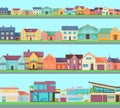 Big Set of Houses, Buildings and Architectures Royalty Free Stock Photo