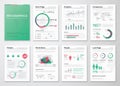 Big set of infographic vector elements in flat business style