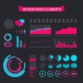 Big set of infographics elements.