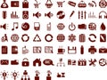 Big set of web icons Royalty Free Stock Photo