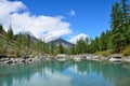 Big Shavlinskoe lake, Altai mountains, Russia