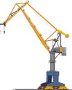 Big shipyard crane