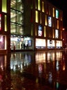Big shopping mall at night Royalty Free Stock Photo