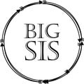 BIG SIS jpg image with svg vector cut file for cricut and silhouette