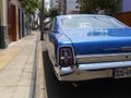 Big size blue color Ford XL coupe in Miraflores, Lima