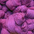 Big skeins of thread. Set of colorful wool yarn balls. Closeup photo Royalty Free Stock Photo