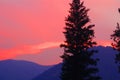 Big Sky sunset, Western Montana, Madison river Royalty Free Stock Photo