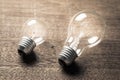 Big and Small Bulb Royalty Free Stock Photo