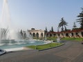 Big and small fountains, Magic Water Circuit in Lima Royalty Free Stock Photo